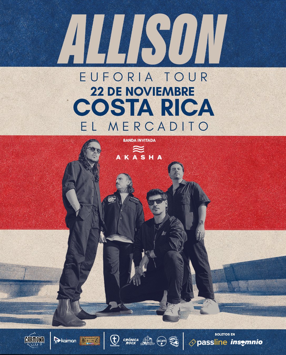 𝐀𝐋𝐋𝐈𝐒𝐎𝐍 – 𝐄𝐔𝐅𝐎𝐑𝐈𝐀 𝐓𝐎𝐔𝐑 𝐄𝐍 𝐂𝐎𝐒𝐓𝐀 𝐑𝐈𝐂𝐀!