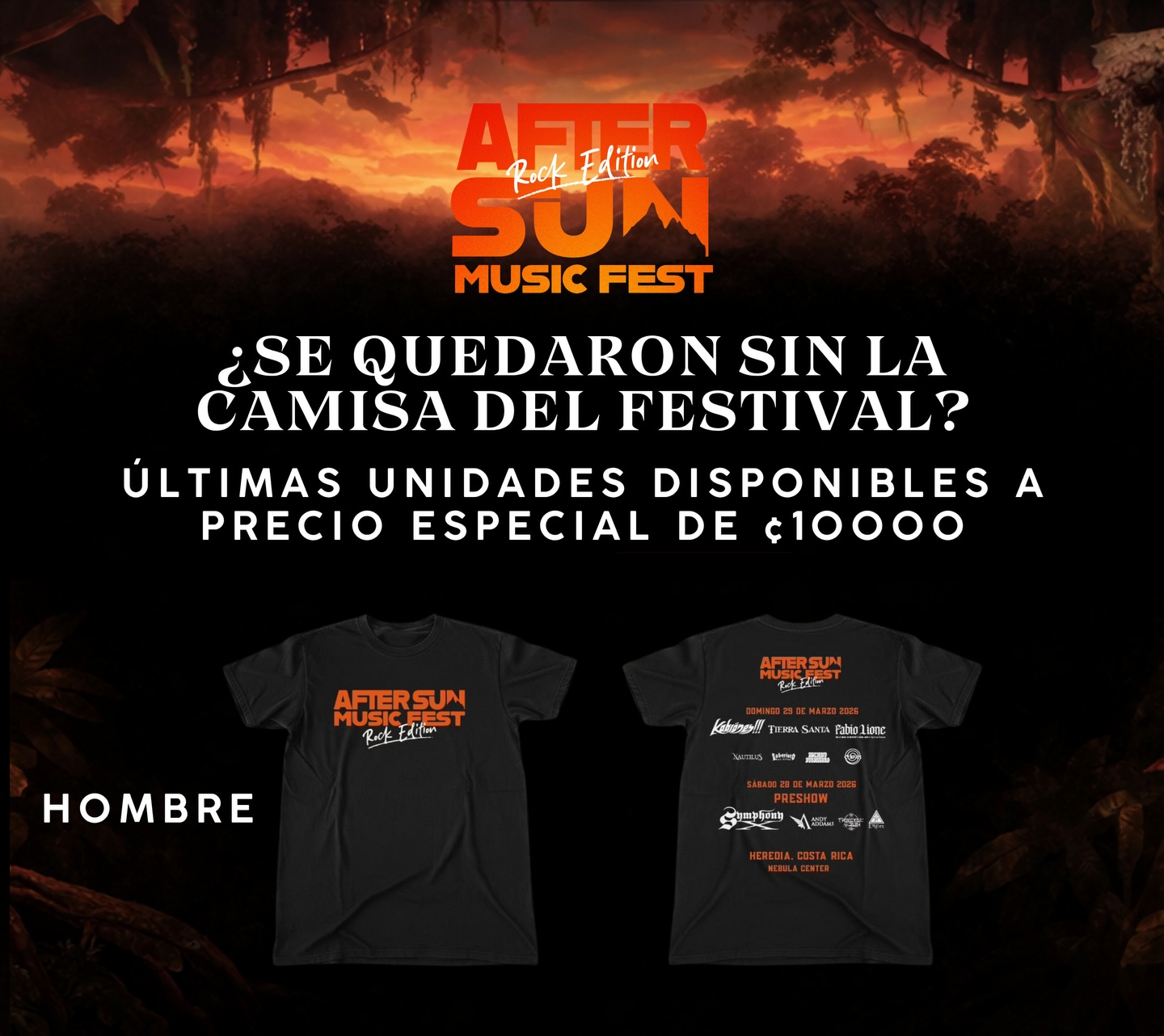 Camiseta AfterSun Hombre