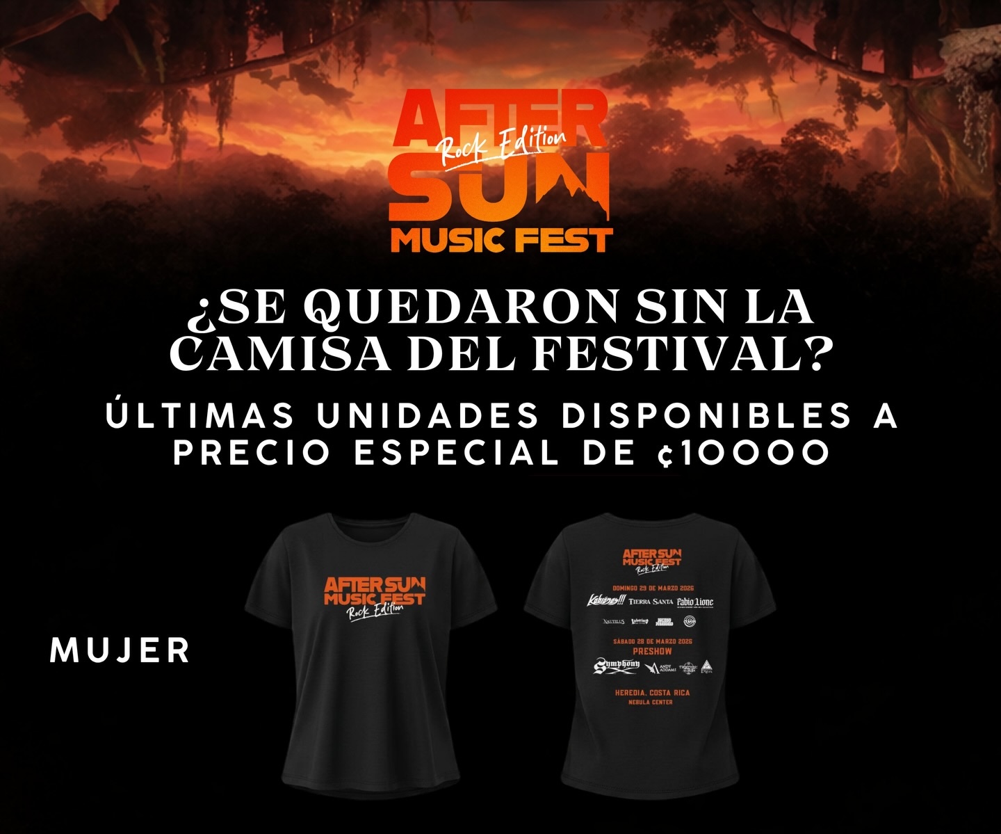 Camiseta AfterSun Mujer